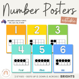 Number Posters | BRIGHTS Classroom Decor