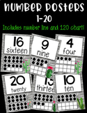 Number Posters - Cactus - Succulents - Classroom Decor