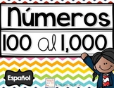 Números del 100 al 1,000