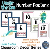 Number Posters - Under the Sea Ocean Classroom Decor