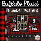 Number Posters and Number Line- Farmhouse Classroom Theme