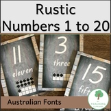 Number Posters to 20 - Reggio Inspired Decor