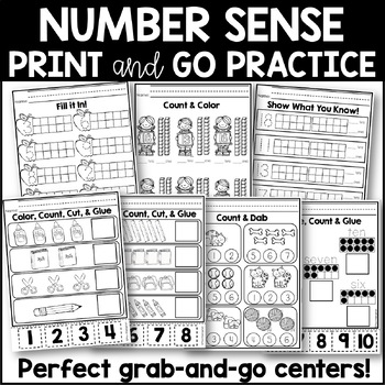 kindergarten math worksheets number sense activities writing numbers 1 20