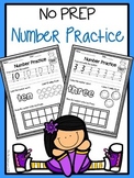 FREE Number Practice Worksheets (1-20)