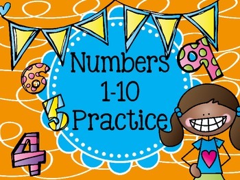 Preview of Number Practice 1 to 10 Morning Work Review