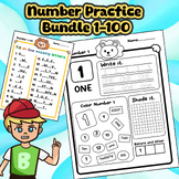 Number Practice Bundle 1-100.