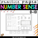 Number Practice Worksheets 0 - 10