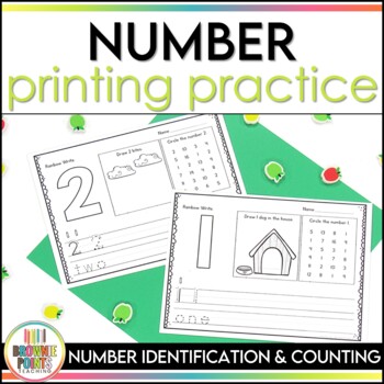 number printing by browniepoints teachers pay teachers