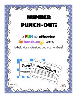 Preview of Number Punch-Out!  Number Sense and Fine-Motor Fun from 1 to 20