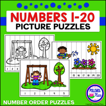 Preview of Number Puzzles: 1-20 {Free Sample Set}