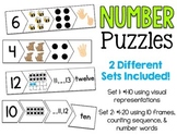 Number Puzzles 1-20 Math Activity