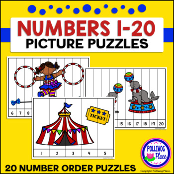 Preview of Circus Number Puzzles: Counting 1-20