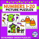 Number Puzzles: Counting 1-20 - Halloween
