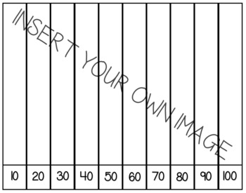 Preview of Number Puzzles - Skip Counting by 10's - Create your own, Template!