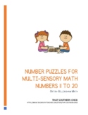 Number Puzzles for OG Multi-Sensory Math 11 to 20