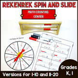 Number Rack Rekenrek Counting to 20 Number Sense Math Center - Spin and Slide