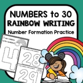 Number Rainbow Writing 0-35