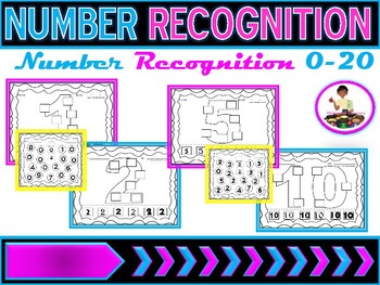 Preview of Number Recognition 0-20 | Kindergarten Activities