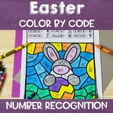 Easter Coloring Pages Counting Objects to 5 10 20 Workshee