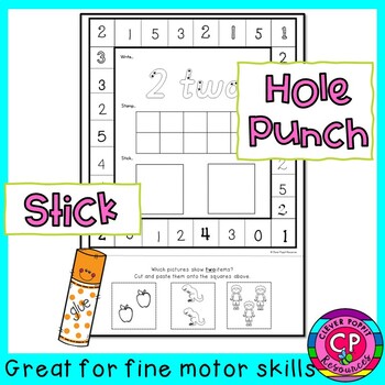 preschool worksheets for 1 number 1 and Stick Counting Number  Recognition  10 Stamp, Write,