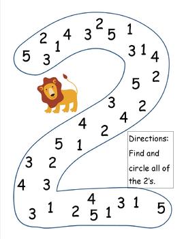 number recognition 1 5 by hollie reece teachers pay
