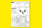 Number Recognition Activities 10 | Bunny Color by Number |