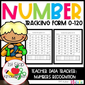 Preview of Number Recognition Assessment 0-120| Number Recognition Fluency Data Tracker