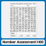 Number Identification & Recognition Assessment 1-100