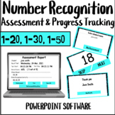 Number Recognition Assessment {1-20,1-30,1-50} & Progress 