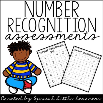 Preview of Number Recognition Assessments {0-20}