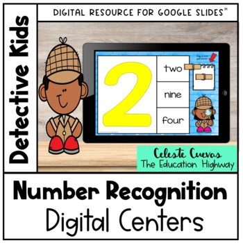 Preview of Number Recognition Centers | Detectives