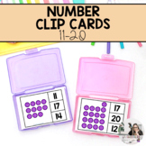 Number Clip Cards 11-20 | Number Recognition | Math Centres