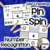 Number Recognition (Counting)- Self-Checking Math Centers