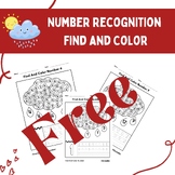 Number Recognition: Find and Color