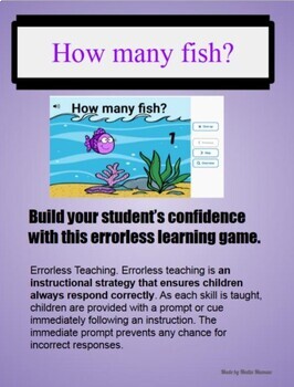 Preview of Number Recognition-Fish Printables + Boom Cards