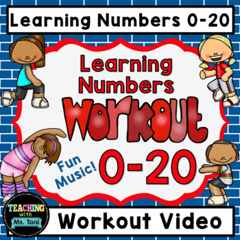 Preview of Number Recognition/Number Practice Workout Video, 0-20