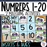 Number Recognition - Number Sense Matching for numbers 1 -