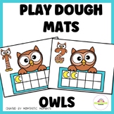 Number Recognition Playdough Mats 1-10 Owl Theme Task Card