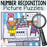 Number Recognition Puzzles | 10 Frames, Tally Marks, & More!
