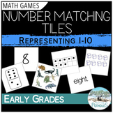 Number Recognition - Representing Numbers 1-10 - Flashcard