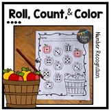 Number Recognition, Roll and Color, Fall