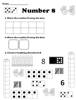 1 10 number recognition worksheets in english and spanish by heather