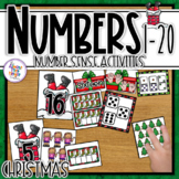Christmas Number Sense with Number Matching and Sorting 1-20
