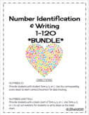 Number Recognition and Writing Assessments 1-120 *BUNDLE*