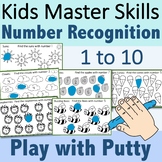 Number Recognition for Numbers 1 to 10 - Fine Motor Pencil