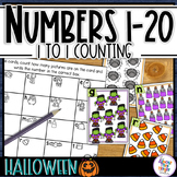 Counting and Number Recognition Task Cards - numbers to 10