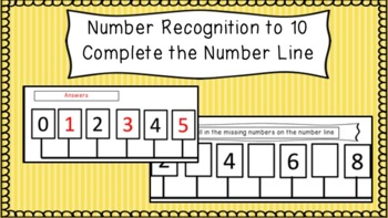 printable number line to 10 teaching resources tpt