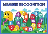 Number Recognitions Mathematics Game |Worksheet|
