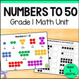 Numbers to 50 Unit - Grade 1 (Ontario Curriculum)