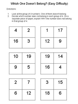 Preview of Number Relationships and Patterns Puzzles, Grades 3-8